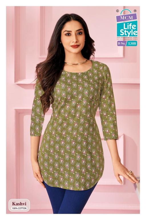 MCM kashvi vol-13 short top kurtis wholesale naina catalogue